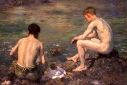 antonio-m:  Three Companions, Henry Scott Tuke 