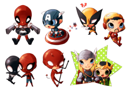 damiw66:  marvel stickers &gt;.   