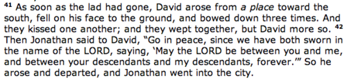 That awkward moment when there's a gay couple in the bible and nobody talks about it.