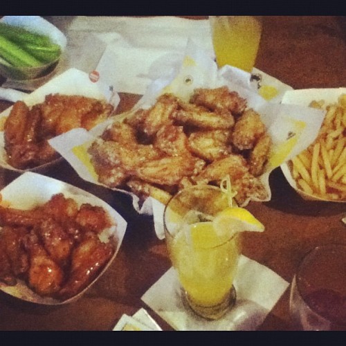 With my boys, the Kreators!! Man hail Yee (Taken with Instagram at Buffalo Wild Wings Grill & Bar)