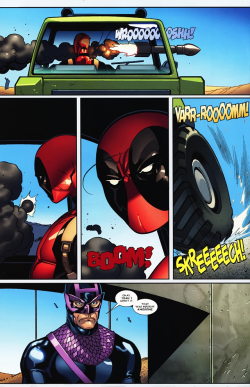 amazingironfist:  Gotta love Deadpool. 