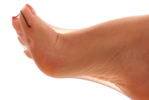 thepantyhoseeffect: Sheer foot