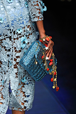 vogue:  DETAIL: Dolce and Gabbana Spring