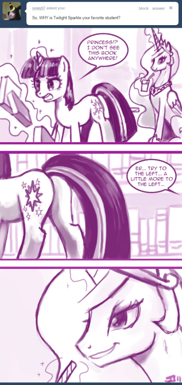 askprincessmolestia:  Ask Princess Molestia #001  Oh man. This blog is right up my alley <3 Label me excited!