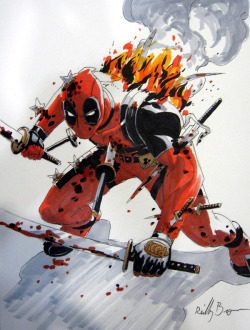 dead-poolanon:  Deadpool 22 by *ReillyBrown Take It Like a CHAMP! Thats what Deadpool DOES!!! 