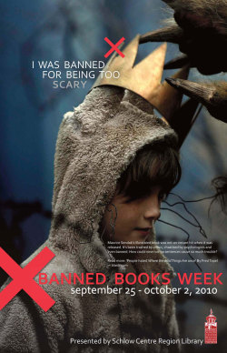 reagan-was-a-horrible-president:  Participate in Banned Books Week! 