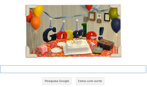 Feliz aniversário, Google!