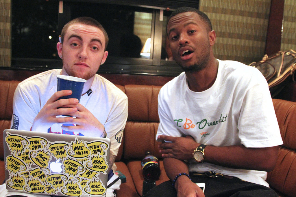 mj-macmillerfanatic:  Mac Miller x Casey Veggies on the Blue Slide Park Tour Bus