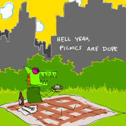 explodingdog:  Picnics are dope. 