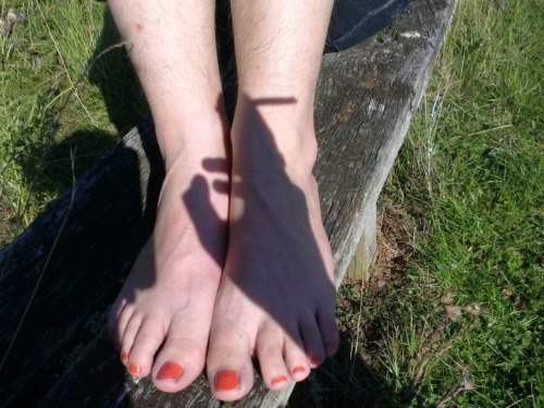 Hairy legs. Outstanding vision. hairylegsclub:This si my girlfriend’s attempt to taking a picture 