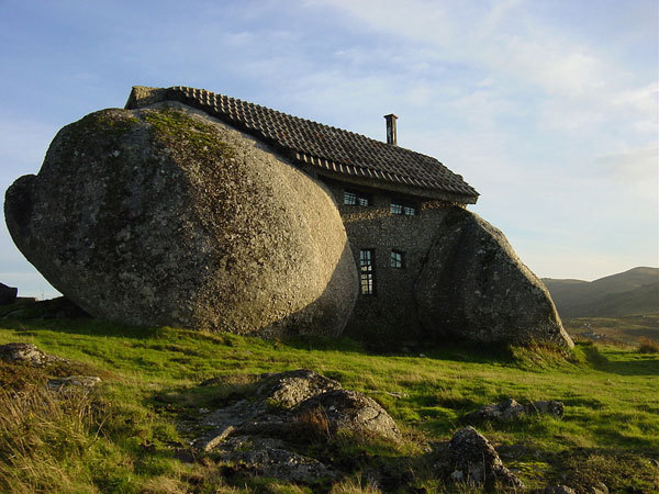 lsdemon:  interplanetarylove:  architizer:  A house in Fafe, Portugal. Click through