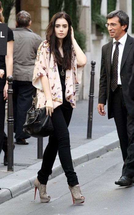 voguechanel:  Lily Collins 