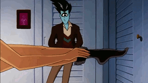 superteenextraordinaire:      Freakazoid: Oh. Okay, now I get it. Alright, okay, I see what you’re doing. This is a play on the show where people would go back in time… The Quantum—I can’t say it or I’d be sued… But, this is very humorous.