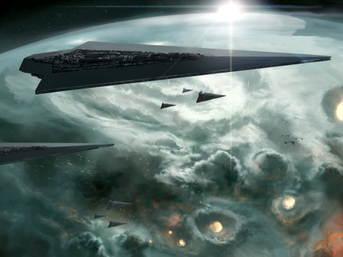 truk21:  That planetary bombardment is extreme overkill. svalts:  Star Wars Art - by Kai Lim  O