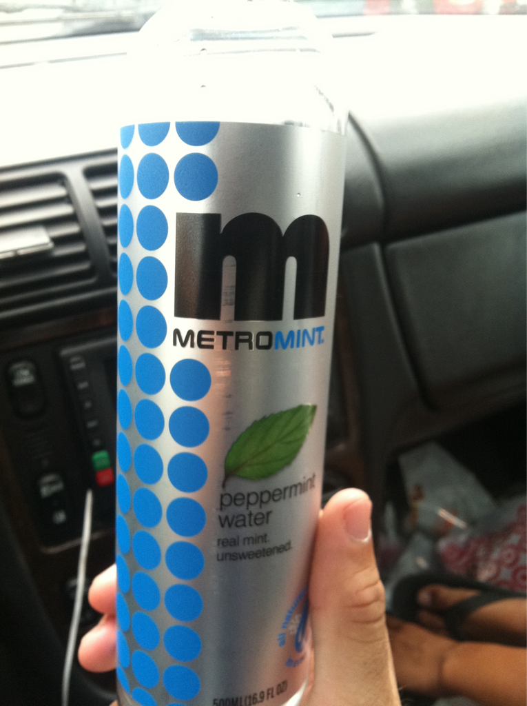 A new bottle of water. I dig this but Like my cucumber and raspberries better.