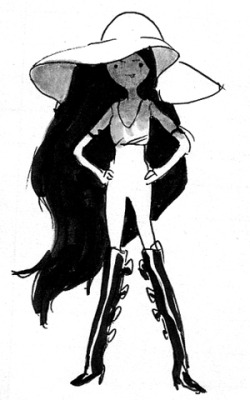 Early Marceline sketch for What Was Missing