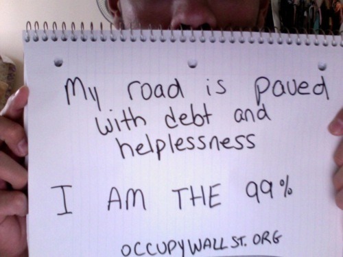 jteliczan:  Secrets of the 99%  I am the 99% So are you. 