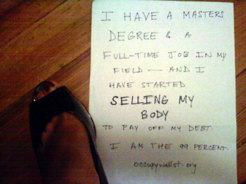 jteliczan:  Secrets of the 99%  I am the 99% So are you. 
