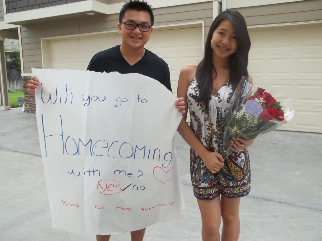 janelletrinh:  My boyfriend asked me in the cutest way ever; it was simple but super