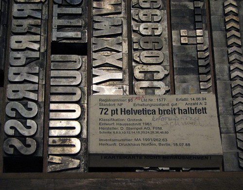 amfallen:  Helvetica Type Blocks by thefourelements on Flickr. 