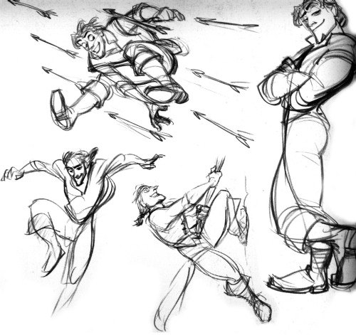 Flynn Rider Concept Sketches