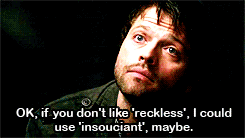 listentomemydearcastiel:neraiutsuze: #THAT SECOND GIF #Cas is like WOW GOOD GOING DEAN ARE YOU PROUD