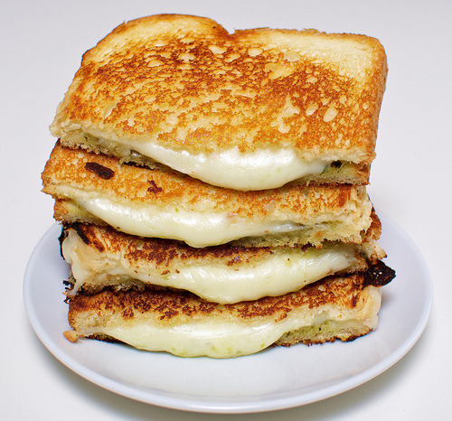 chickennoodlesoupforthesoul:  Holy grilled cheesus