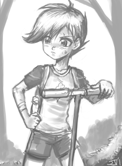 Human Scootaloo. I Might Try Another Style.