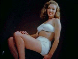  Miss Norma Jean modeling, 1940s 