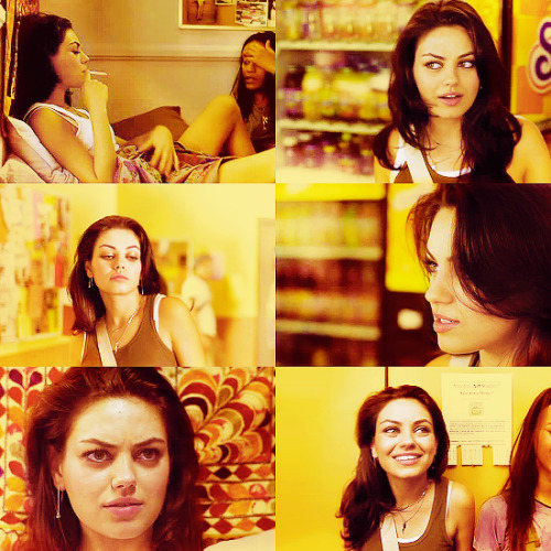 favahb-blog: Color Meme: Mila Kunis (yellow) ⌊ Film - After Sex (2007)