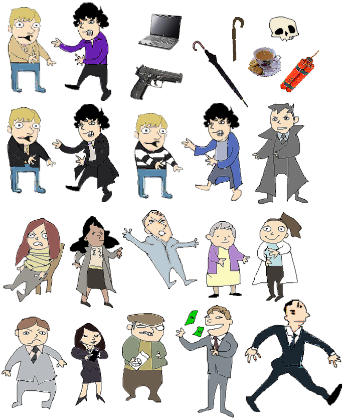 IT IS THE CAST OF SHERNLOCK IN EXPLOITABLE PNG FORM NOW YOU TOO CAN MAKE AWFUL SHERLOCK