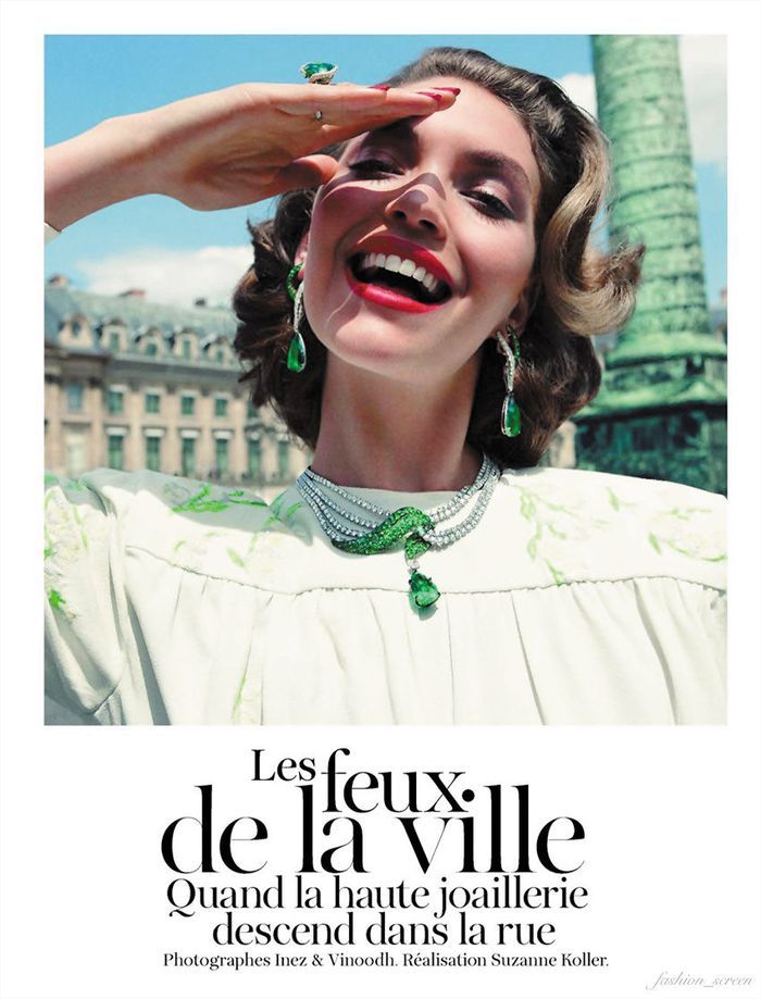 'Les feux de la ville’ Arizona Muse by Inez & Vinoodh for Vogue Paris October 2011 [Editorial]