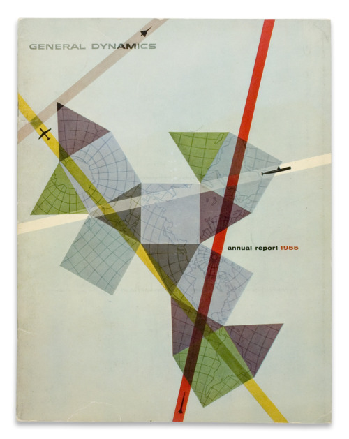 Erik Nitsche (1908 - 1998)Some show pieces of annual report covers from a Swiss-born American design