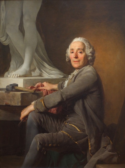 loquaciousconnoisseur:  Joseph Siffred Duplessis Christophe-Gabriel Allegrain (1774) Musée du Louvre, Paris 