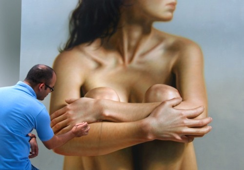 geraldinesaid:  Hiper realismo nas pintura de Omar Ortiz 