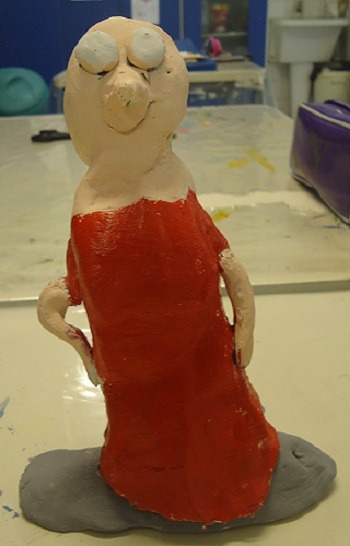 Minhas obras na aula de artes: