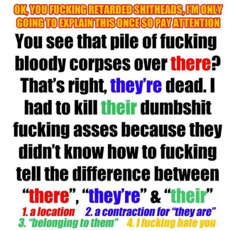 ifyoubreaktheuniverse:  vglitch:  commanderfantasy:  lookattheprettythings:  acidicsweetness:  weirdkanjigirl:  theflyingtoast:  kellyynic:  This is the best thing I’ve ever seen in my fucking life.  RAGE-GRAMMER  Karkat, hun, I know grammar is important,