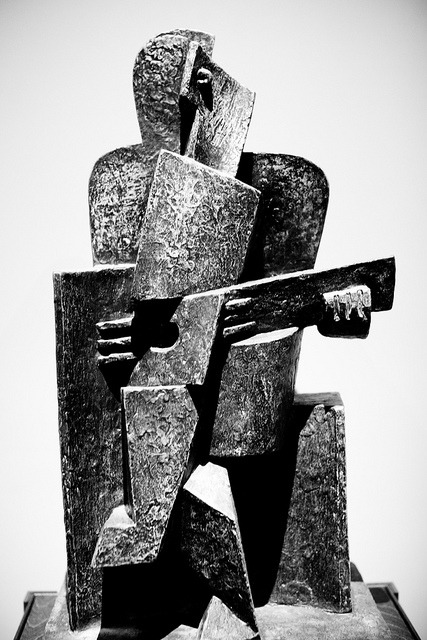 artcomesfirst:areg:Photo by Thomas Hawk.Jacques Lipchitz (1891-1973)  - Seated Man with Clarine