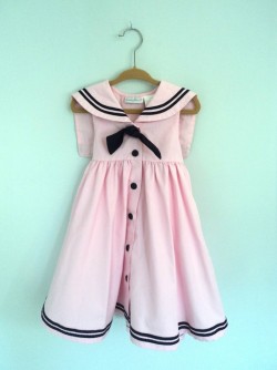 nymphetfashion:  Pink Sailor Dress