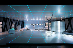 truevietlove:  &lsquo;TRON designs Corian®&rsquo; is project which translates the set of disney&rsquo;s recent release of TRON,into an installation of tangible living solutions designed in Corian®. a movie-influenced design show by disney and DuPont®,