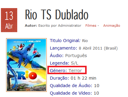 trollagem-mode-on:   Terror?  Género? 