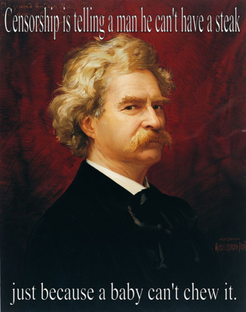 merrycrassmas:  ~ Mark Twain via buzzfeed 