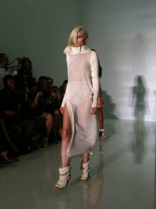 Shoegasm News: Kanye West debuts his womenswear collection in Paris Fashion WeekAlthough the rumor a