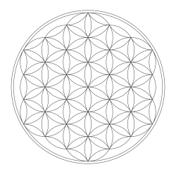  The Flower of Life is a geometrical figure