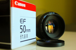 iyoupapa:  My new baby lens “EF 50mm f/1.8