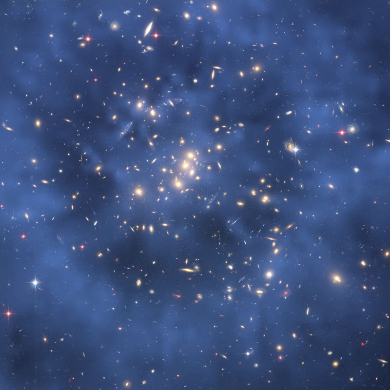 n-a-s-a:  (via HubbleSite - Picture Album: Hubble Finds Dark Matter Ring in Galaxy