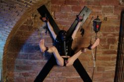 the-alley:  The slave is ready for use. 