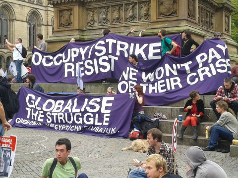thepoliticalnotebook:#OccupyManchester. More than 20,000 people are currently taking part in the pro