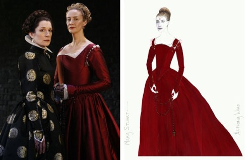 costumefilms: Mary Stuart (2005) - Janet McTeer as Mary Stuart and Harriet Walter as Elizabeth I wea
