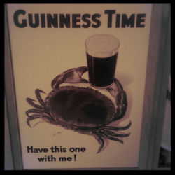 heionizesandatomizes:  Guinness Time. Taken at the Guinness Storehouse in Ireland. 